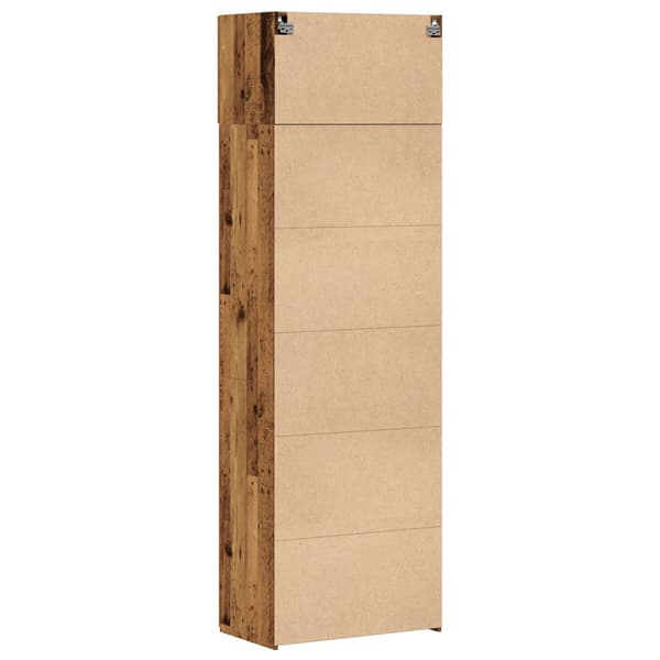 Förvaringsskåp 3 pcs Gammalt trä