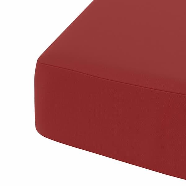 1-delad Sittkudde SOEST 100% Polyester Vinröd 40 x 40 x 7 cm