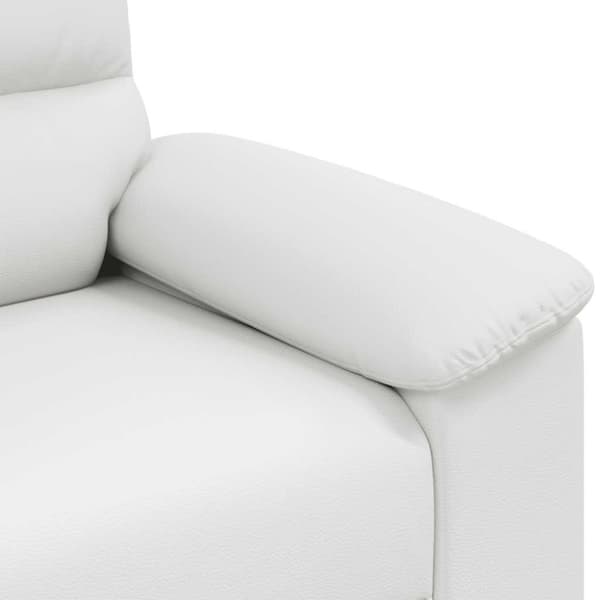 2-sitssoffa vit 180x81x84 cm konstläder