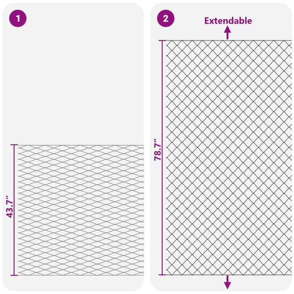 Kedjelänk Stängsel Galvaniserad 2 x 20 m Glas