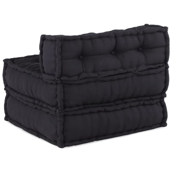 Modulär soffa antracit 70x70x54 tyg