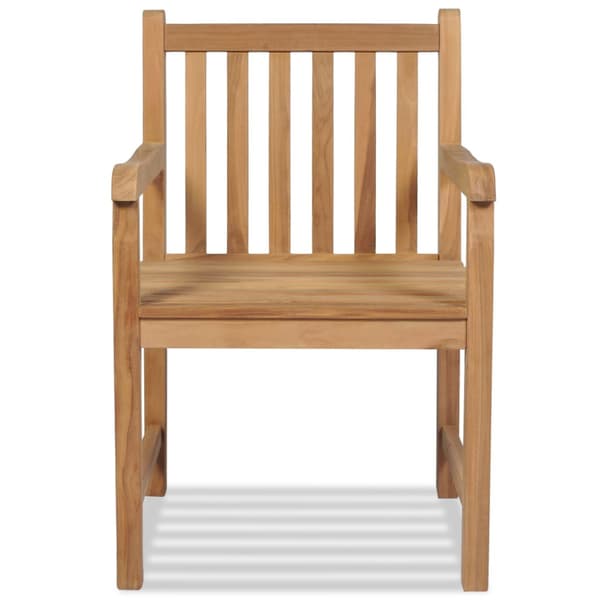 Trädgårdsstolar 2 st massiv teak