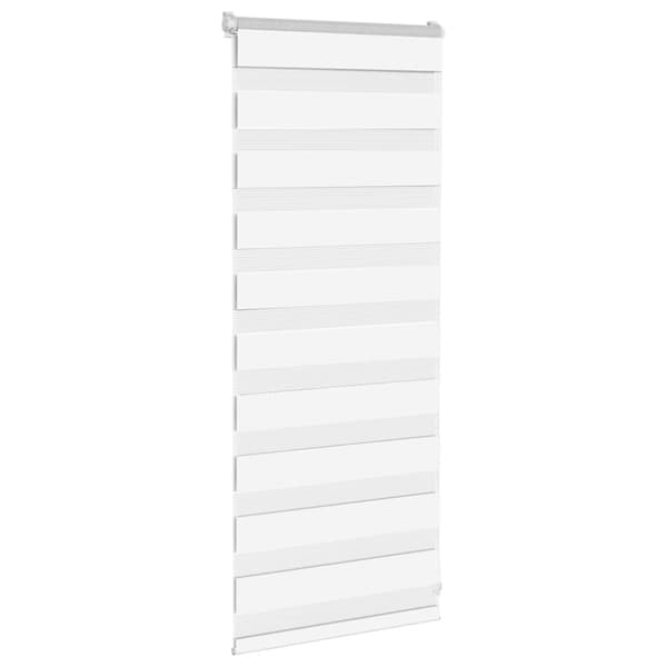 Rullgardin zebra vit 60x100 cm tyg bredd 55,9 cm polyester