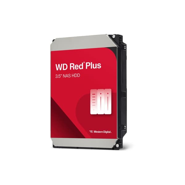 WD Red Plus WD40EFPX - hårddisk - 4 TB - SATA 6Gb/s