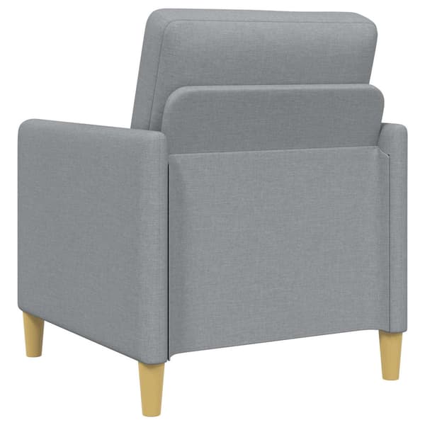 Soffgrupp med förvaring 2 pcs Ljusgrå Polyester