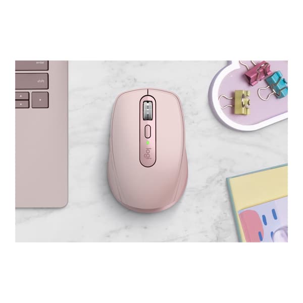 Logitech MX Anywhere 3S - mus - Bluetooth - rosa