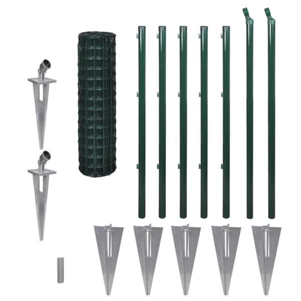 Eurofence stål 10x1 m grön
