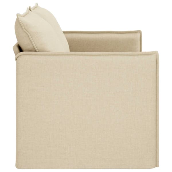 Soffa Kräm 156 x 82 x 85 cm tyg