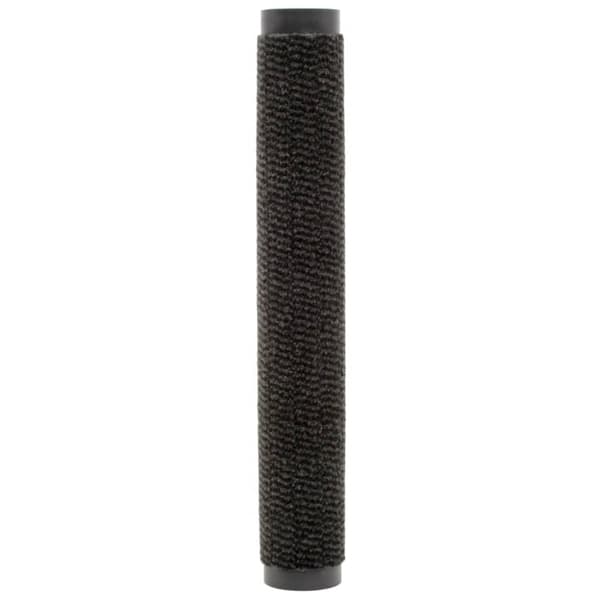 Dörrmattor 2 st rektangulär tuftad 90x150 cm svart