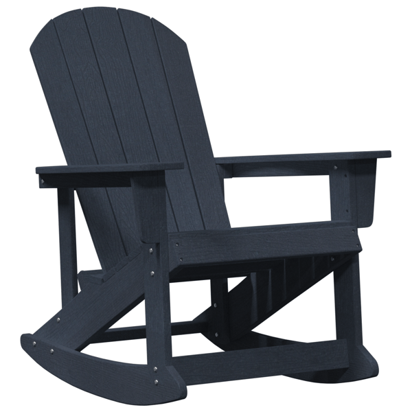 Adirondack Gungstolar 2 pcs Mörkblå HDPE