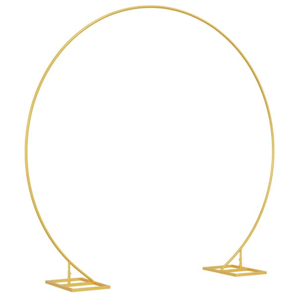 Bröllopsbåge Guld 220 x 45 x 200 cm Stål