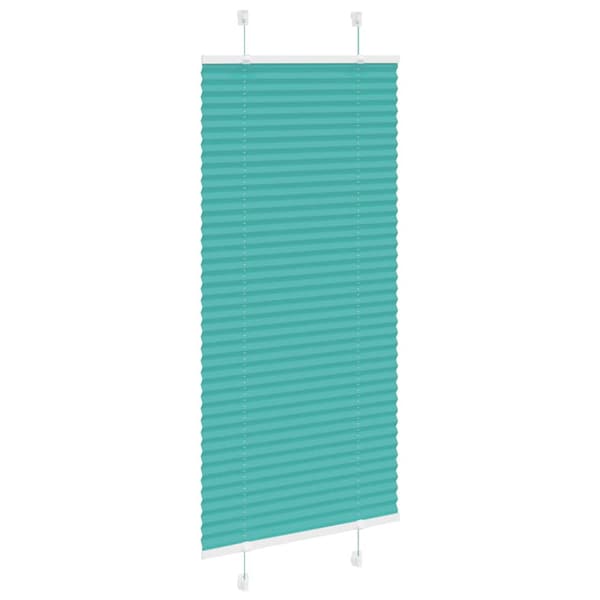 Plisserad persienn bensingrön 65x100cm tyg bredd 64,4cm