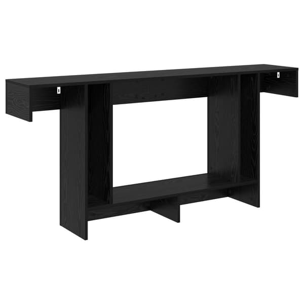 Svart Ek 160 x 30 x 74 cm