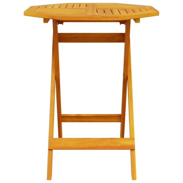 Fällbart bistroset 3 pcs Brun Massivt Akaciaträ