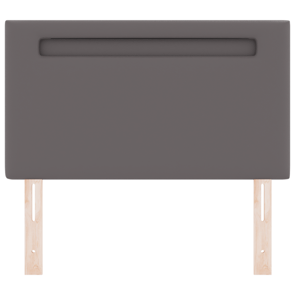 LED huvuddyna Grå 90 cm Konstläder