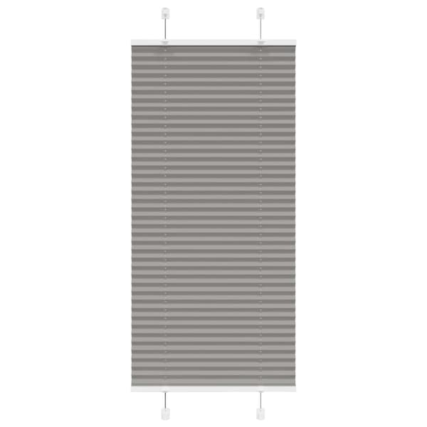 Plisserad persienn antracit 55x100cm tyg bredd 54,4cm polyester
