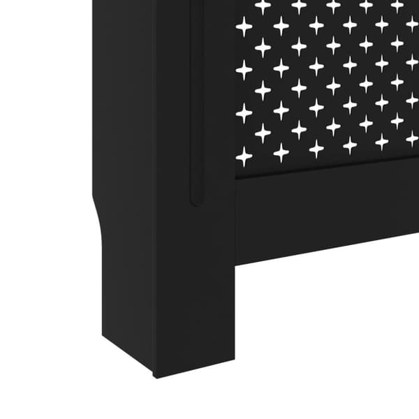 Elementskydd svart 152x19x81,5 cm MDF