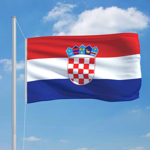 Kroatiens flagga 90x150 cm
