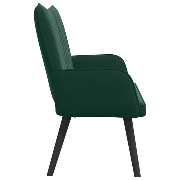 Tvåsitssoffa Mörkgrön 115 x 61 x 87 cm Sammet