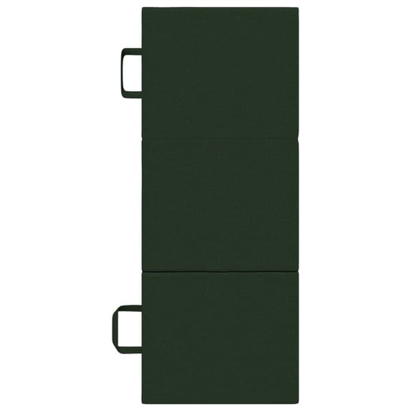 Fällbar Soffbed 90 x 63 x 45 cm Mörkgrön