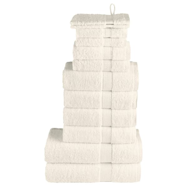 Premium handdukar 12 st SOLUND gräddvit 600 gsm