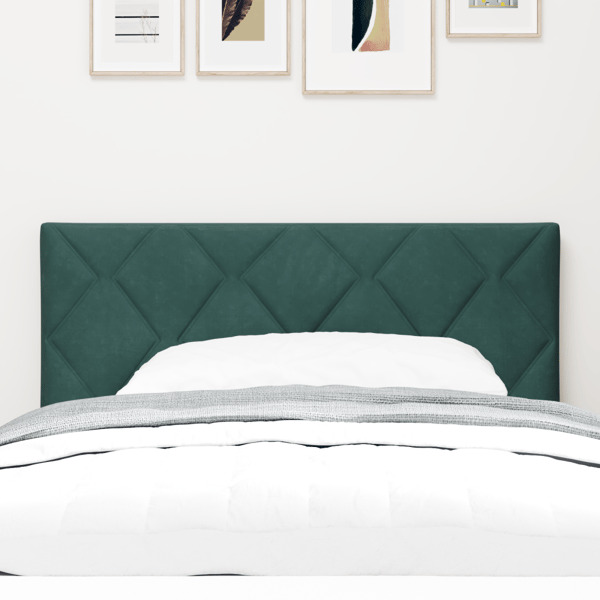 LED huvuddyna Mörkgrön 90 cm Sammet