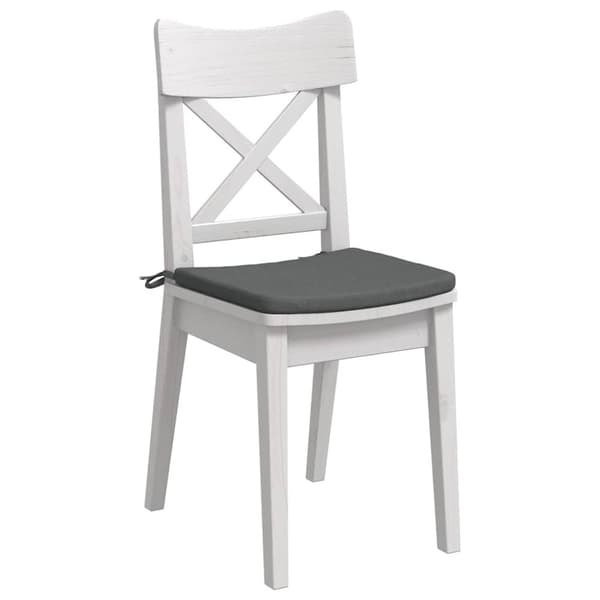 Sittkuddar 4 pcs Mörkgrå 40 x 40 x 3 cm tyg