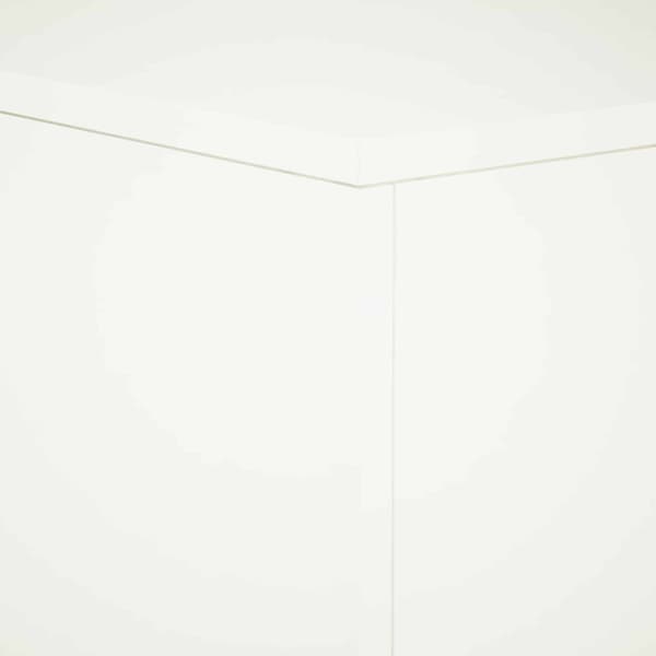 Växtställ 2 pcs Vit 30 x 30 x 60 cm Stål