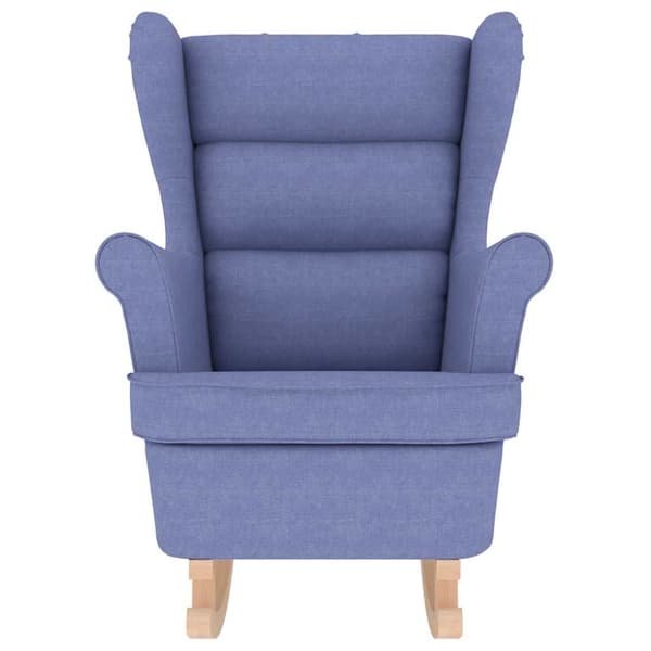 Gungstol Jeans blå 74x90x102 cm tyg