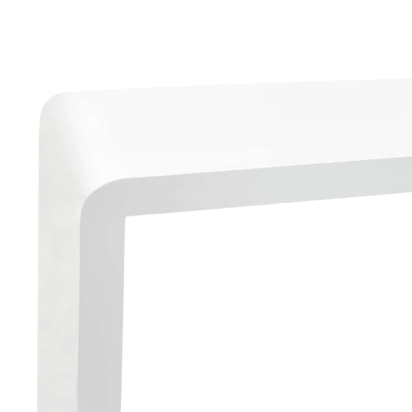 Vägghyllor kub 3 st vit MDF