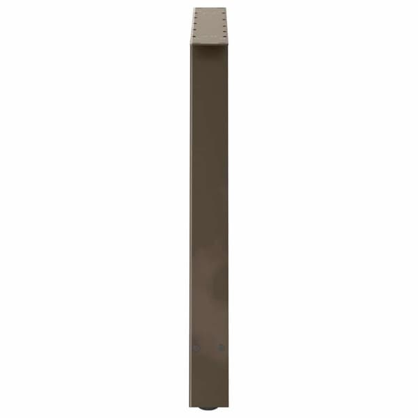 Matbordsben A-formade 2 st 100x(72-73) cm stål