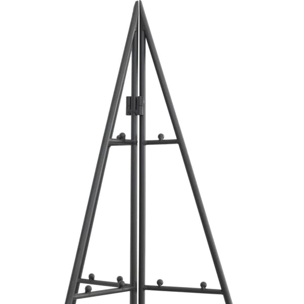 Julgran i metall svart 180 cm
