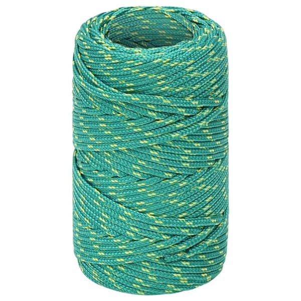 Båtlina grön 2 mm 250 m polypropen