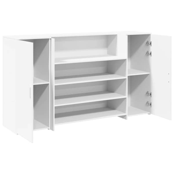 Receptionsdisk vit 180x50x103,5 cm konstruerat trä