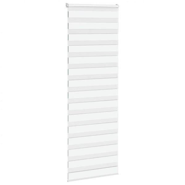 Rullgardin zebra vit 75x230 cm tyg bredd 70,9 cm polyester