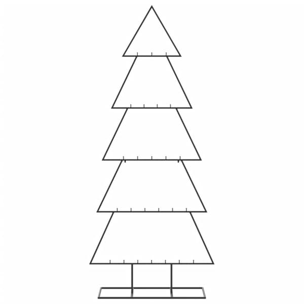 Julgran i metall svart 150 cm
