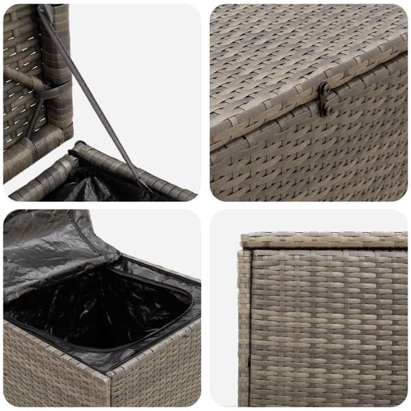Kuddbox 55 x 55 x 69 cm stål