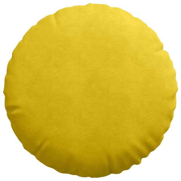 Sittkuddar 2 pcs Gul Ø 80 x 29 cm Sammet