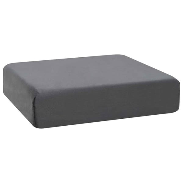 Sittkudde 40 x 40 x 10 cm PU skum Grå