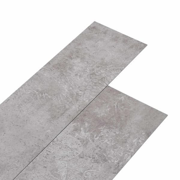 Golvplankor 36 pcs Jordgrå 5,02 m² PVC