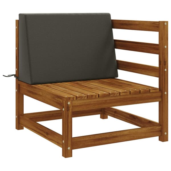 Ryggkudde SOEST 100% Polyester Antracit 60 x 20 x 40 cm