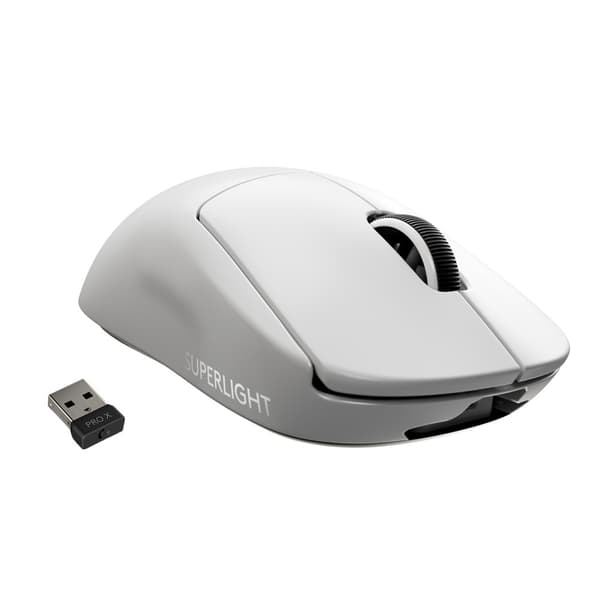 Logitech G Pro X Superlight datormöss högerhand RF Trådlös 25600 DPI