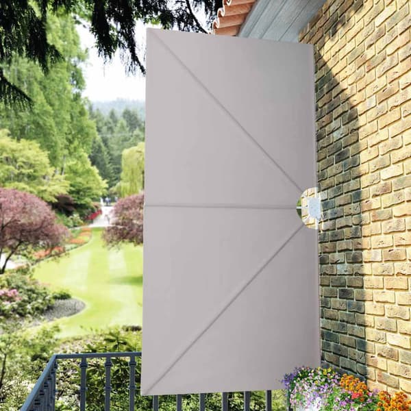 Sidomarkis för terrass gräddvit 300x150 cm