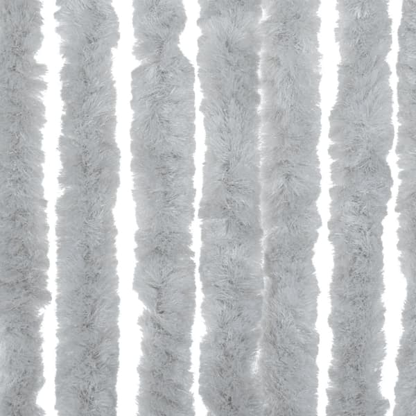 Insektsgardin grå 90x220 cm chenille