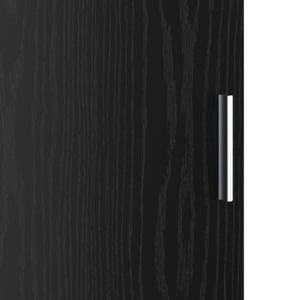 Skrivbord 2 pcs Svart Ek