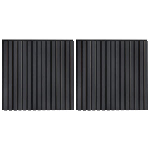 Väggpaneler 2 pcs Antracit 60,5 x 60 cm