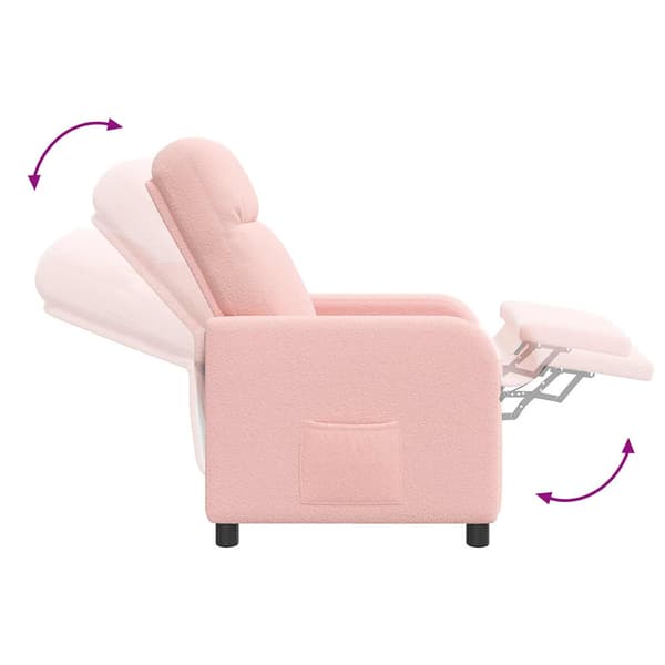 Recliner Rosa Bouclé