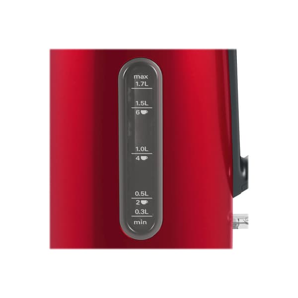 Bosch DesignLine TWK4P434 - vattenkokare - röd