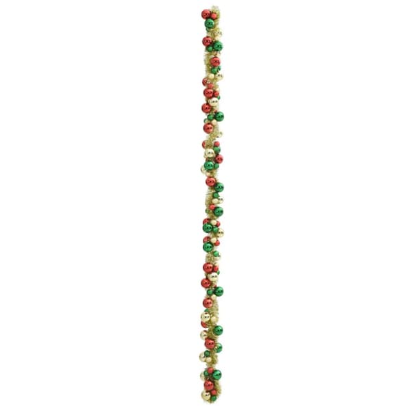 Julkulagirland Flerfärgsdesign 186 cm Polystyren