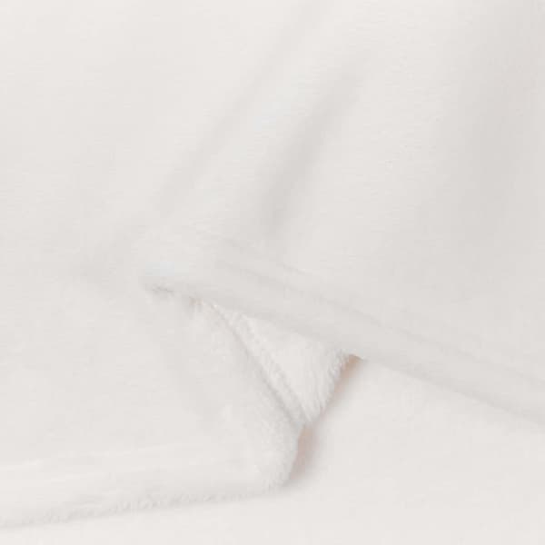 Kastfilt Vit 130 x 150 cm Fleece